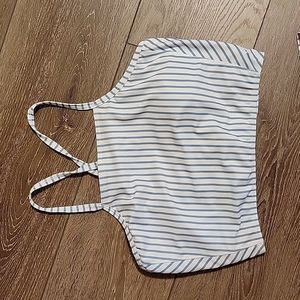 Albion "Breezy Switchback Crop" Swim Top